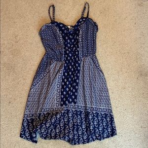 Blue Paisley Maurices Dress